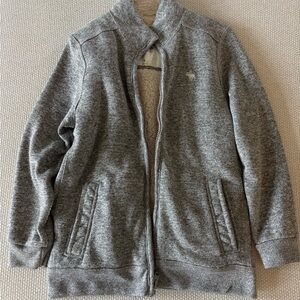 Gray Zip-Up Jacket